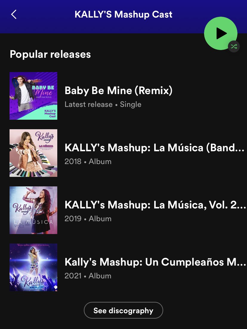 Sheerio2020's tweet photo. #Kallystas! There’s a new version of Baby be mine by Alex Hoyer. It is a remix. @kallysmashuptv https://t.co/ms7IHAmjkU