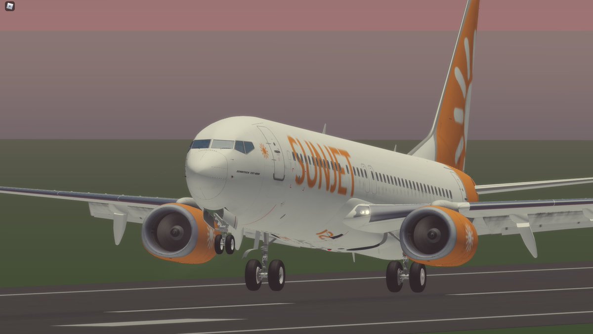 SunJetRblx's tweet photo. Our inaugural is almost here

Here is a few images of our 737-800 testing on the Samos - East midlands Route☀️🌴

Photos Taken by Sheepish_01
#Roblox #Roaviation #RobloxDev https://t.co/seZNqfp8CR