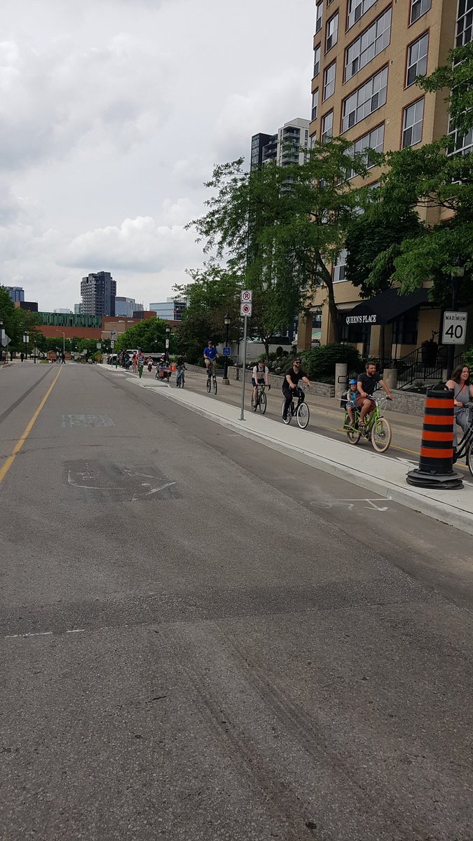 Lots of cool bikes at the family bike show today. Great to see how people incorporate bikes into their families #bikekitchener