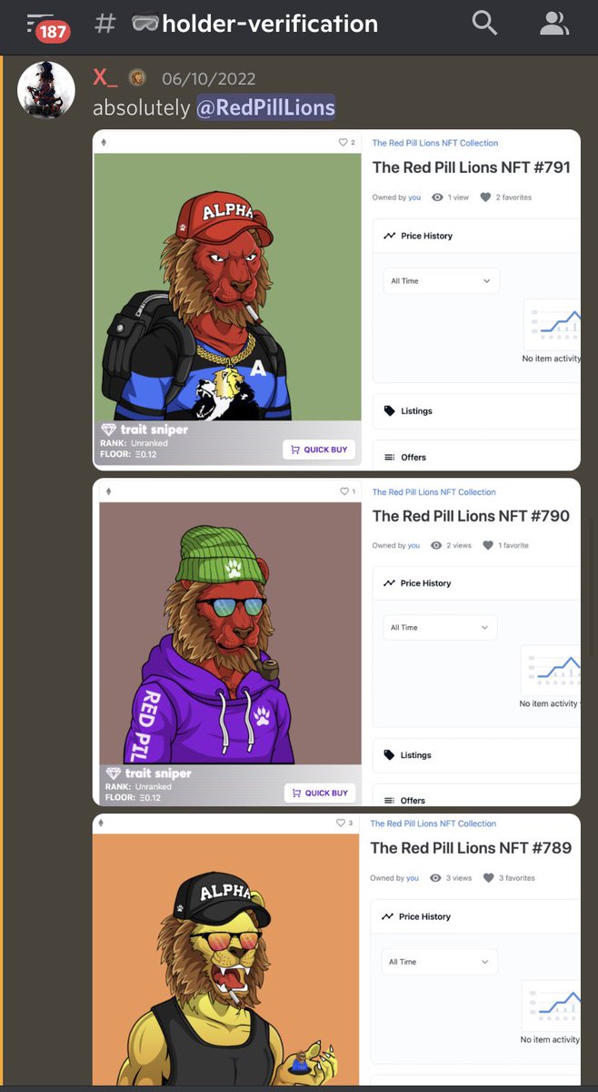 redpilllionsNFT's tweet photo. New Holders in the mix in our discord! Welcome Fam!! #redpilllions #nfts #menft #nft #nftcommunity Get yours at https://t.co/unCFB0kyJ8 https://t.co/uwzTnxIsjV