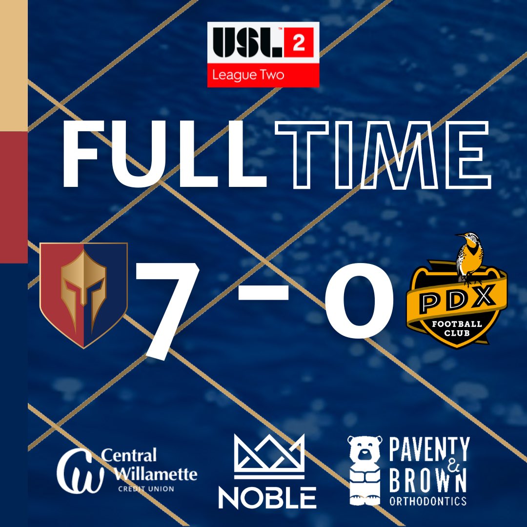 OVFAllianceU23's tweet photo. FINAL from Portland! We complete the season sweep against @pdxfootballclub to jump into 3rd place in the table with games in hand!

#forthevalley #path2pro #bluebrigade https://t.co/n0TaTubo5N