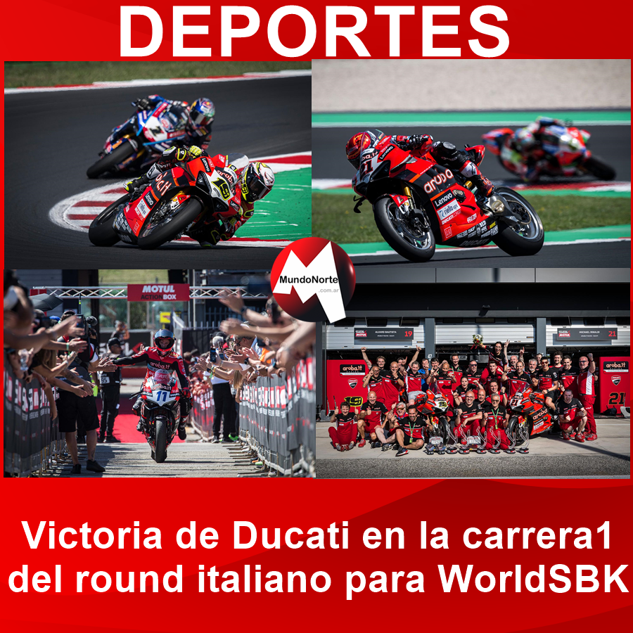 MundoNorteTW's tweet photo. El fin de semana de Misano se cerró con una nueva victoria de Bautista con Ducati
https://t.co/B88FeKvQo1
#deportes #superbike #ducati #bautista #misani #championship #motogp https://t.co/PRwKislFYM