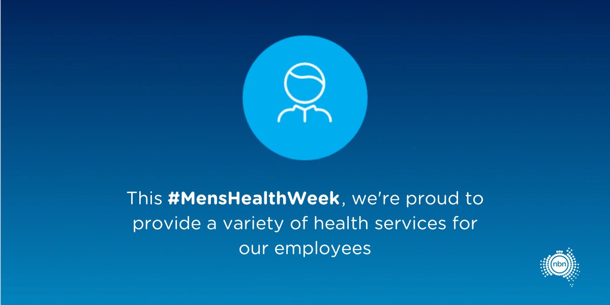 NBN_Australia's tweet photo. This #MensHealthWeek, we want to reinforce the importance of the physical, mental and emotional wellbeing of our people. We foster a safe and inclusive workplace for all, where everyone can bring their whole selves to work every day. 
#menshealth #teamnbn #mentalhealth https://t.co/yBMEHdnaEV