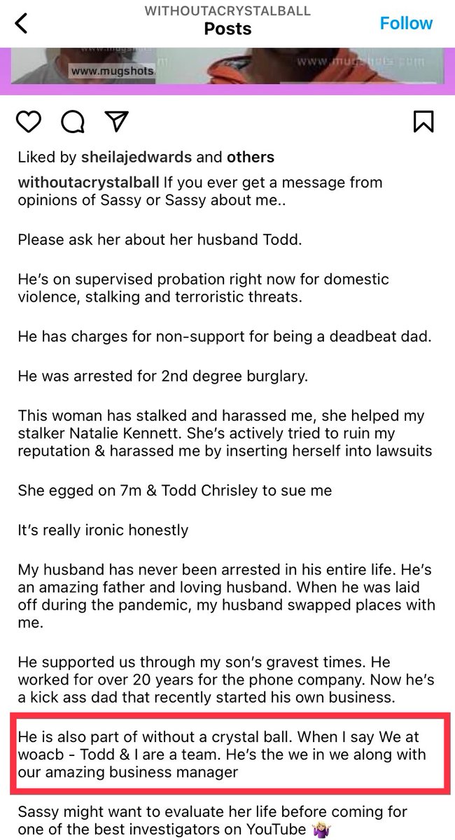 Teefbee1's tweet photo. @woacbofficial There’s a recording of one of your “IG Lives” where Todd clearly says “I’ve been in that room for 10 hours!!” Soooo when do you care for him? 

Also, I wonder if 7m know Todd is actually an employee of woacb? You’re a team? So will his messages and emails be in discovery too? https://t.co/q5YRDPHDQb