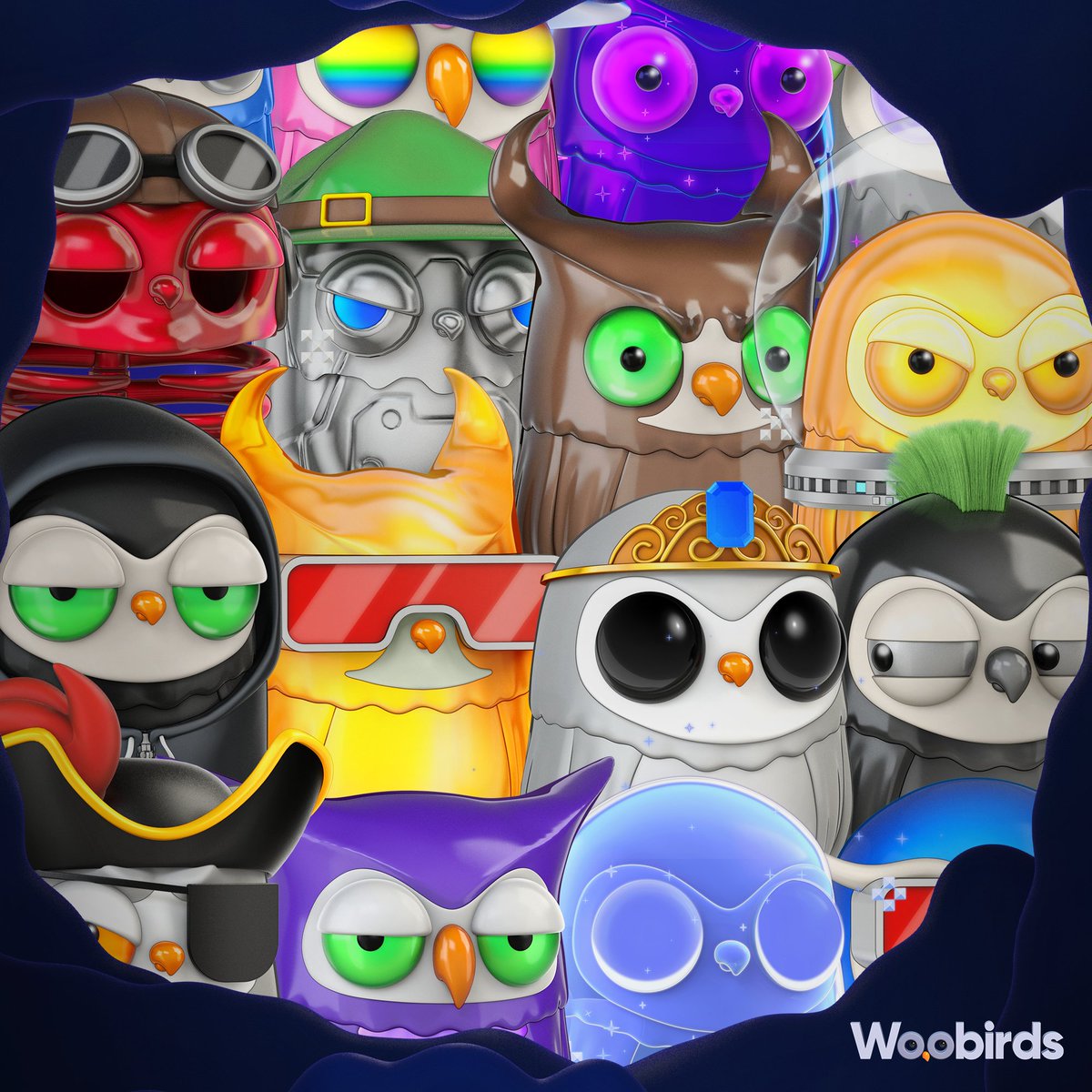 WoobirdsNFT's tweet photo. Hoot! Hoooot! 🦉

#WooReveal is live!
Update your metadata.

#Woobirds #Moonbirds #NFTs #NFTCommmunity https://t.co/vof8UQebmX