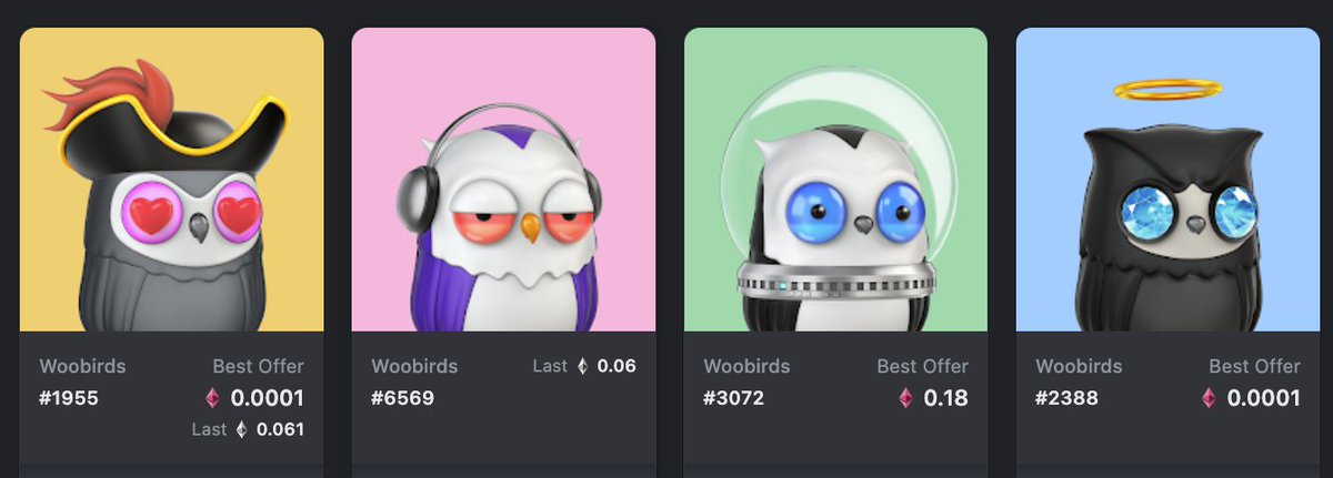 NFTluev's tweet photo. I'm a very silly owl father 😍
Aren't they beautiful??? #WooReveal https://t.co/KlYo5JmP1k