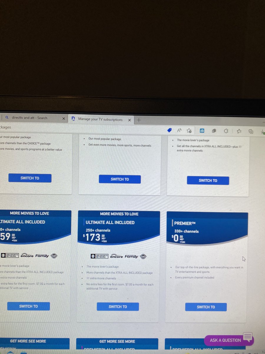 sblessed11's tweet photo. ⁦@ATT⁩  ⁦@DIRECTV⁩  I sure hope you all honor your glitch!!!! https://t.co/EHkz2rZLkQ