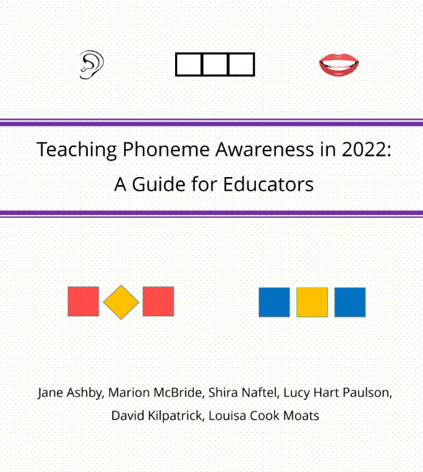 liv2learn's tweet photo. With gratitude to Dr. @LouisaMoats, Dr. Lucy Hart Paulson, Dr. David Kilpatrick, Dr. Jane Ashby, Marion Mc Bride, &amp; Shira Naftel for generously sharing their expertise. Teaching Phonemic Awareness in 2022: A Guide for Educators, Access it here: https://t.co/KKm7S3B5Jc https://t.co/WG3H76E0I5