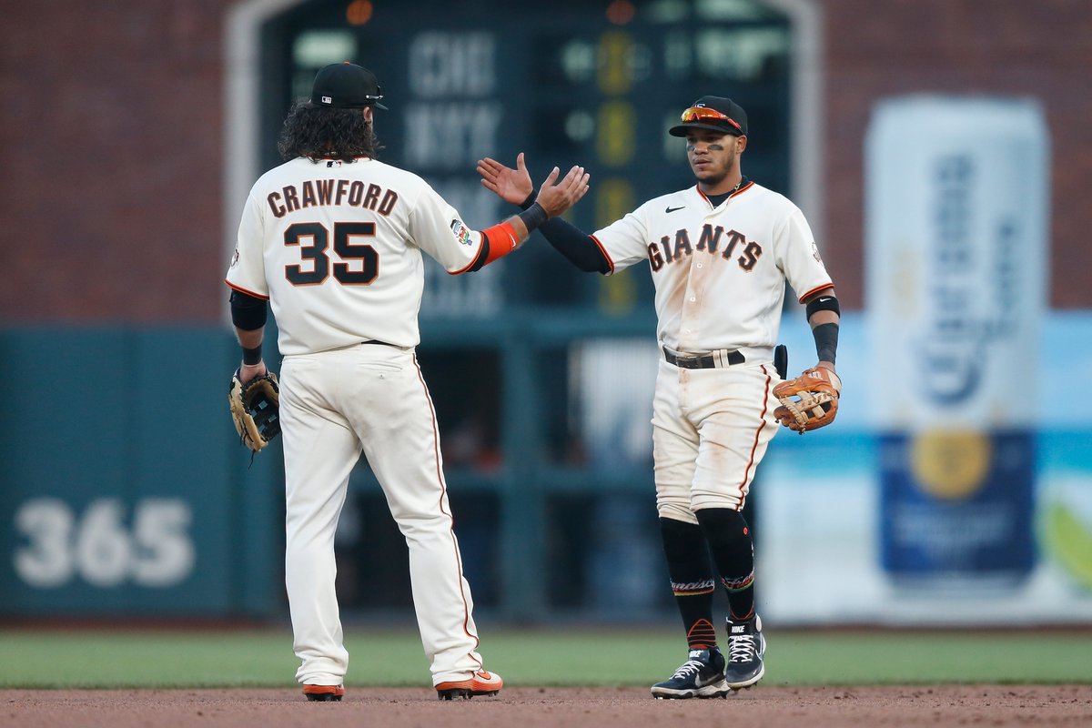 MLBONFOX's tweet photo. The @SFGiants swept the Dodgers 🧹🧹🧹 https://t.co/Y4GbrxeCb1