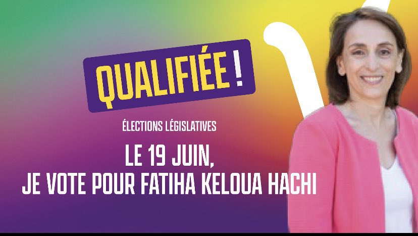 KelouaF's tweet photo. En tête au 1er tour des #legislatives2022  dans toute la #circo9308  à #Gagny, à #Rosny et à #Villemomble ! Merci à tous pour votre confiance et pour ce très beau score. Je compte sur votre confiance dimanche prochain. La victoire est à portée de main ✌🏽#VcommeVictoire #NUPES https://t.co/uOw12yHonN