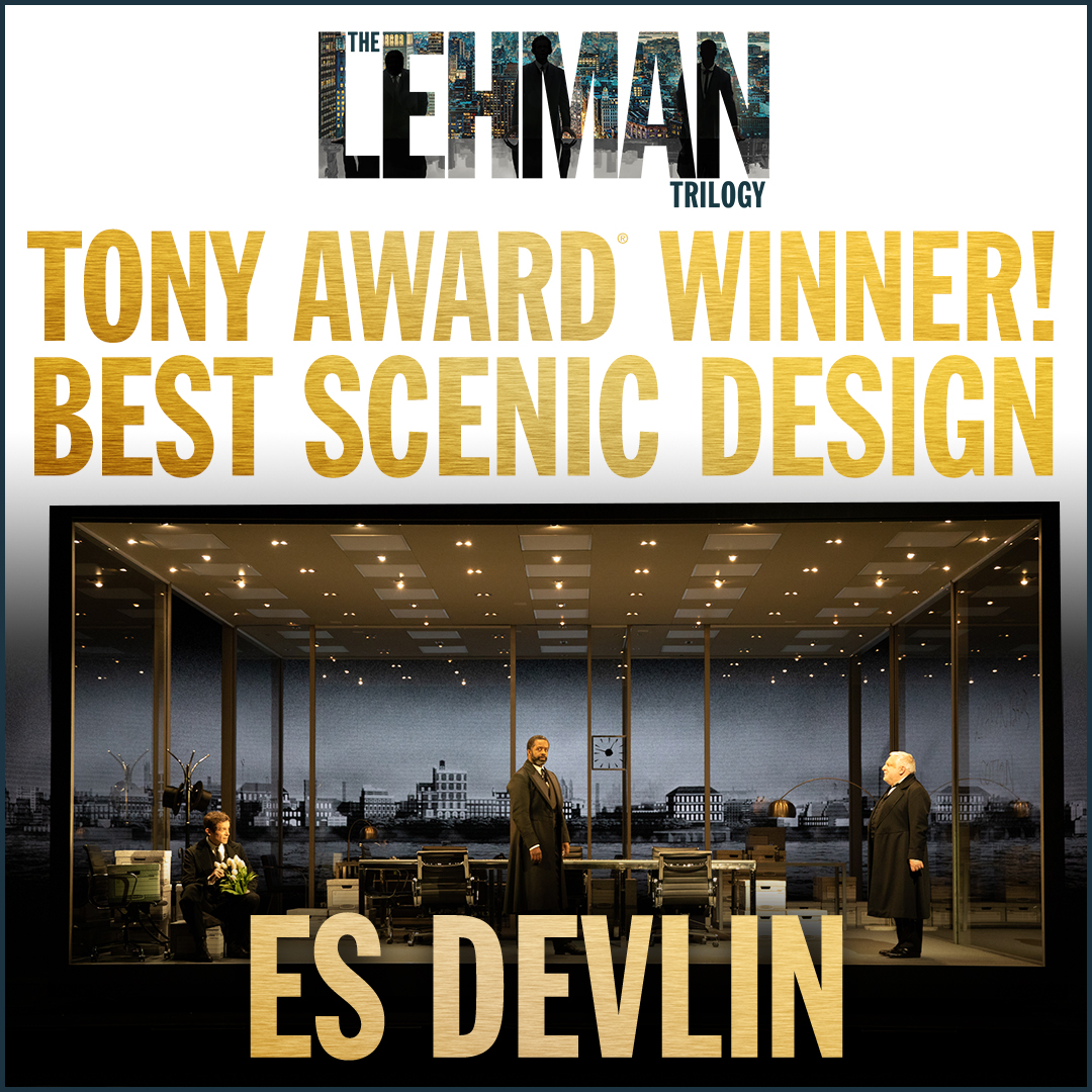 Here's to thinking outside (and inside) the box! Congratulations, Es Devlin, winner of the 2022 Tony Award for Best Scenic Design of a Play.