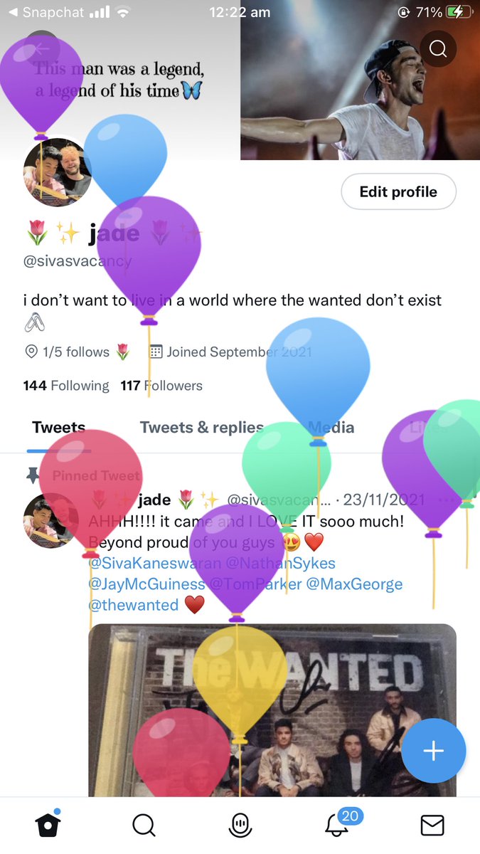 Awwww yay I have balloons 💗🥰🥰🥰