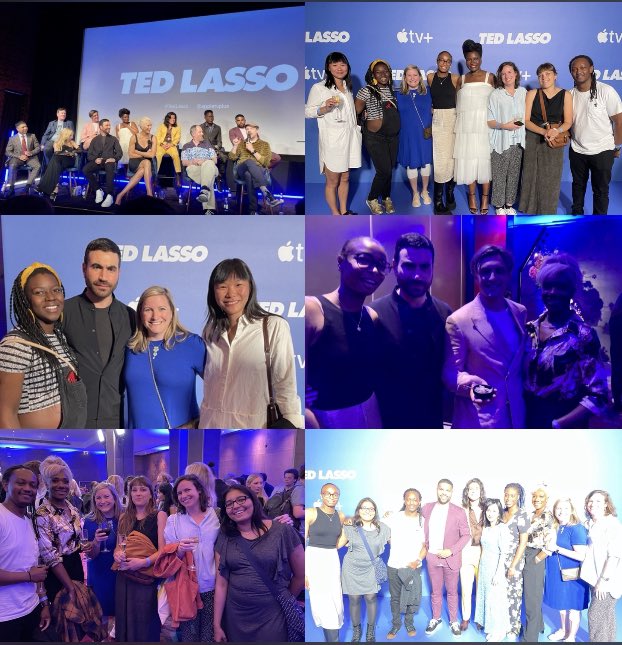 Rebecca_Baker_'s tweet photo. Thank you to #Tedlasso cast and @theddagroup for including the @film_london EAN in your #emmyconsideration screening
@Film_London @CharlotteCheung @AppleTVPlus https://t.co/jrrJpIIR8U
