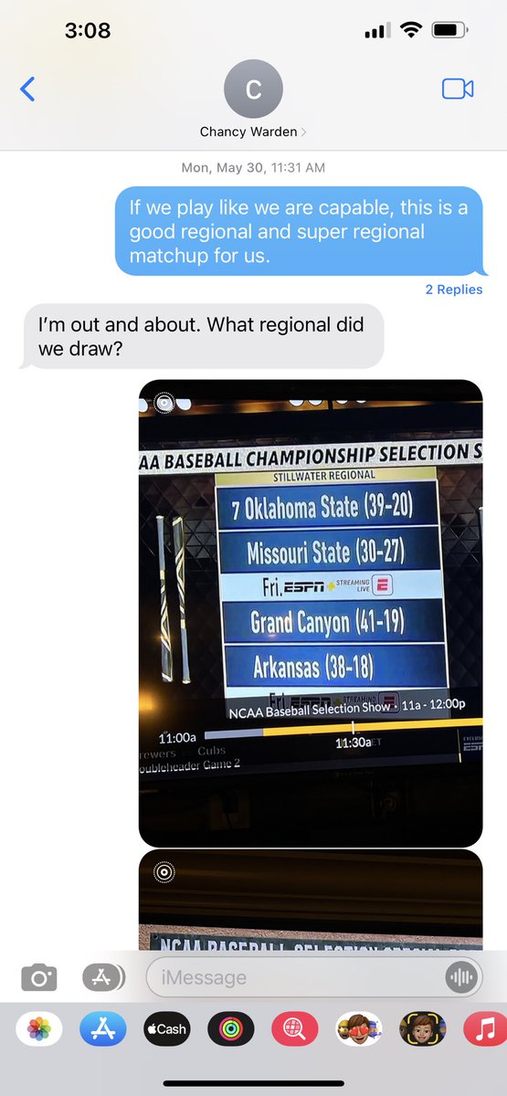 hernando520's tweet photo. Just for the record, I never had a doubt! @cwarden533 @RazorbackBSB  woo Pig! https://t.co/Qo58EjFgCW