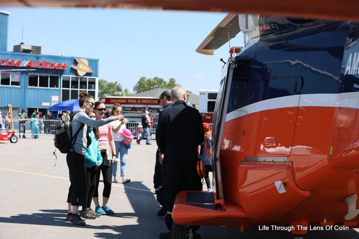<a href="/GirlsTakeFlight/">Girls Take Flight</a> organized an amazing event at @OshExecAirport. Great to meet so many of you! Sorry we had to leave early as we were in service &amp; calls came in. <a href="/Ornge/">Ornge</a> <a href="/ColinWxchaser/">Colin Williamson</a>📸