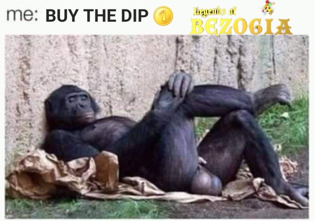 I hear <a href="/Bezoge/">Bezoge Ernesto</a>tothemoon is #Apeing in on @Bezoge during this delicious dip!! 🤣🦧🪙🐒🥥🥥 #BuyTheDip #MoonReady #GassedUp @BezogeMemes #Bezoge2022 #NFT #Gaming #P2E #PlayAndEarn @BezogeGroupies