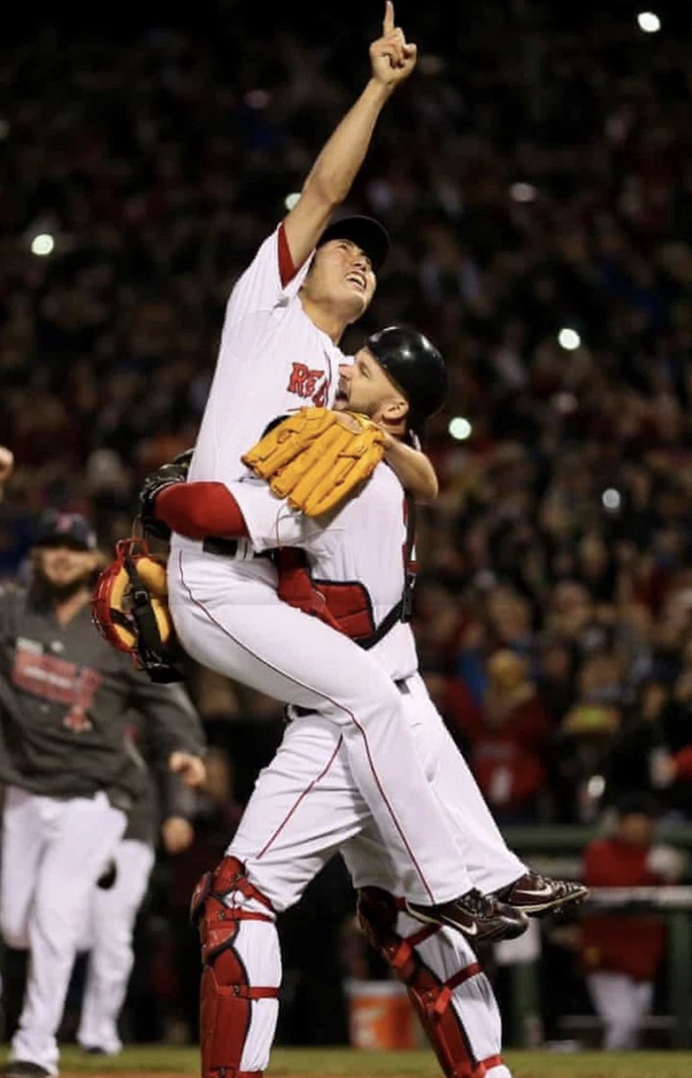 Jared_Carrabis's tweet photo. Koji and Rossy recreated the final out of the 2013 World Series celebration almost a decade later🥲 https://t.co/63AI7j6N1h