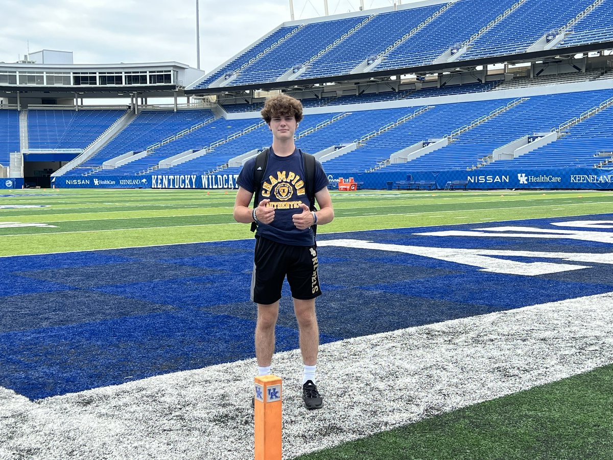 I had a great time at <a href="/UKFootball/">Kentucky Football</a> Im blessed with the opportunity to be able to attend your camp.<a href="/UKCoachStoops/">Mark Stoops</a> <a href="/KYFUTURESTARS/">Ricco Hughes</a>