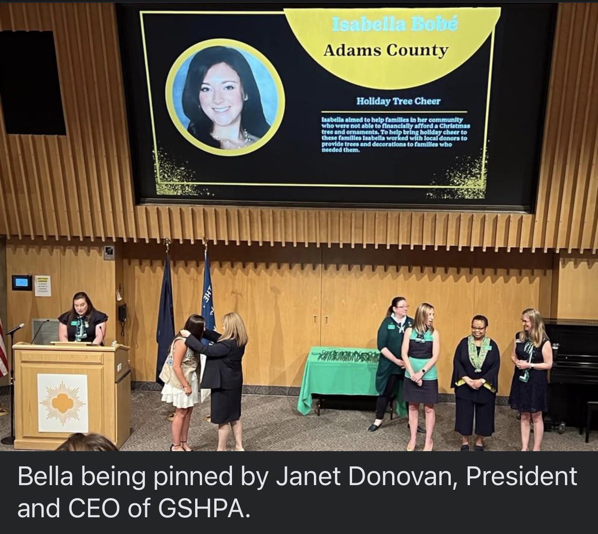CentralPennFH's tweet photo. Congratulations to Isabella BobΓ© who received the Girl Scouts Gold Award today. This is the highest award a Girl Scout can achieve. We are #cpfh proud of you. https://t.co/MyJeUSklHU