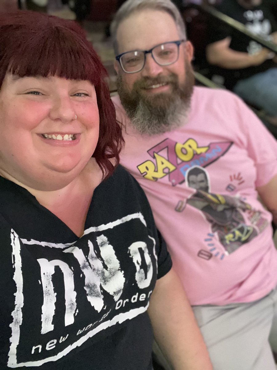 #wwespringfield First live wrestling match with the hubby!
