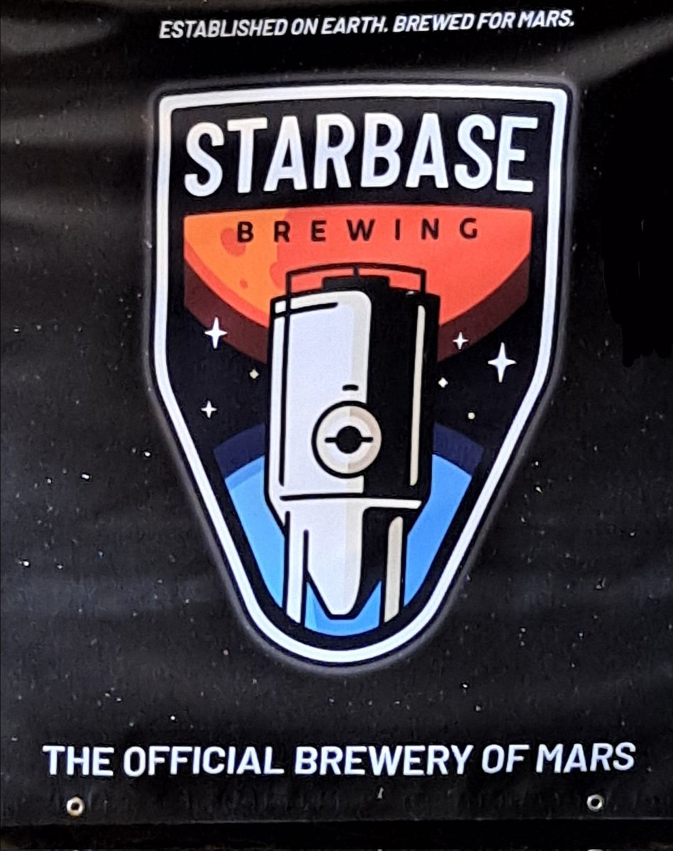 Nimocks's tweet photo. Just a word of advice ice to @Tesla and @spacex / @elonmusk fans traveling to #Austin, @StarbaseBrewing is legit. As a 10+ year brewer and certified #Beerknurd, I recommend. Come have some excellent beer with some people as obsessed with #Tesla, #Elon, and #spacex as you are. https://t.co/43iQVJttXu