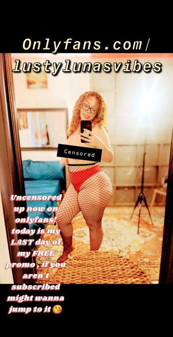 Today is my FINAL DAY of my FREE PROMO! TAKE ADVANTAGE WHILE YOU CAN! 😘 https://t.co/XWqpJDdP1T<a href="/tag/thick"class="tags"><span>#thick</span></a><a href="/tag/curvygirl"class="tags"><span>#curvygirl</span></a><a href="/tag/girlswithglasses"class="tags"><span>#girlswithglasses</span></a>