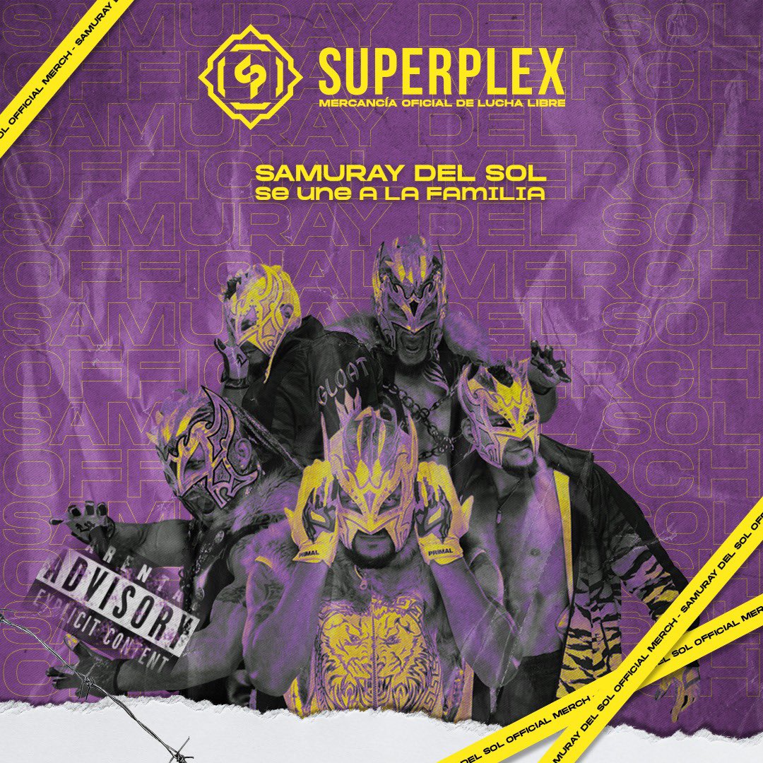 SuperplexN's tweet photo. Samuray del Sol X Superplex
@gloat
#samuraydelsol #superplexbrand #superplex #superplexmerch #wrestlingmerch #luchalibre https://t.co/YP2dyo6xEN