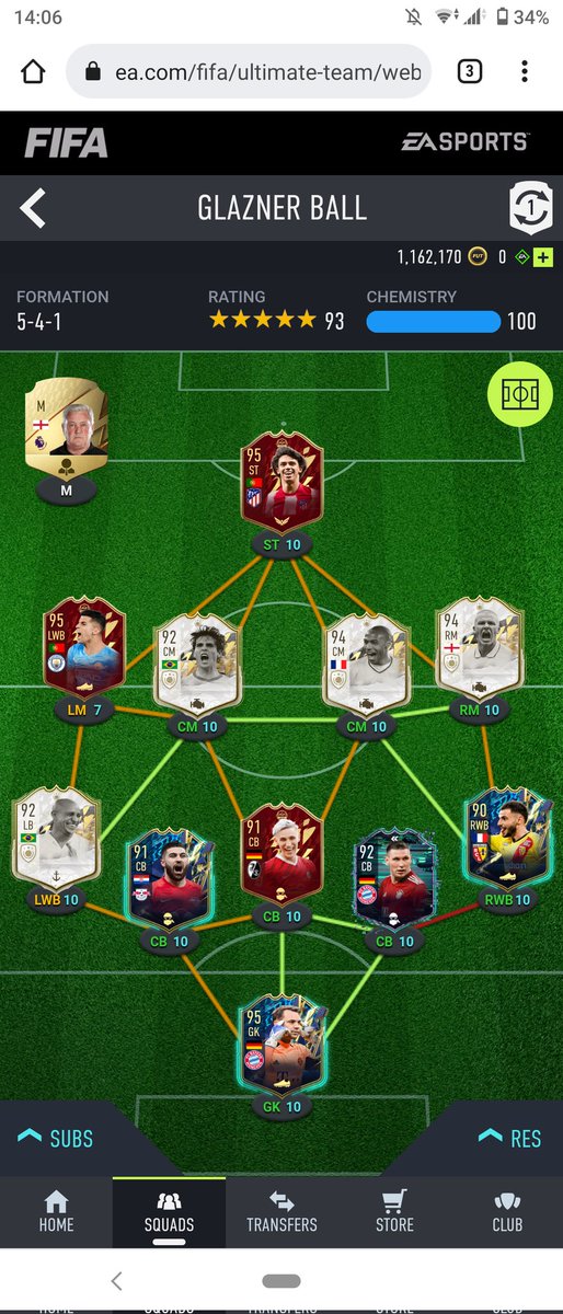leroyanthony31's tweet photo. Selling Fifa account with over 6 mil worth untreadeable club, 1,2 mil coins liquid as well.
Console PS
Been selling accs for 2 years (check my timeline) not asking for an insane price. 
I only accept PayPal F&amp;F!
#FIFA #FIFA22 #FUT22 #TOTS #endofanera https://t.co/qyjuq6oeIe