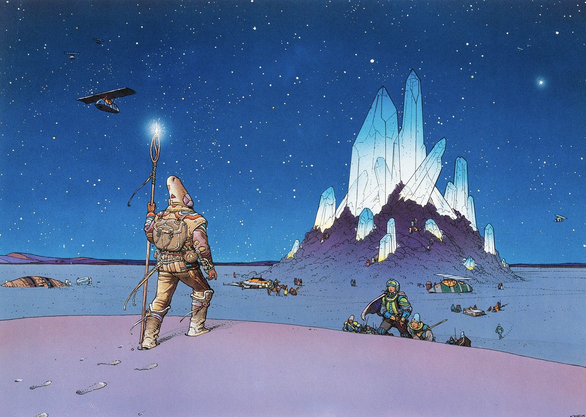 retroscifiart's tweet photo. Art by Moebius 🔮 https://t.co/LVJaMEvhaX