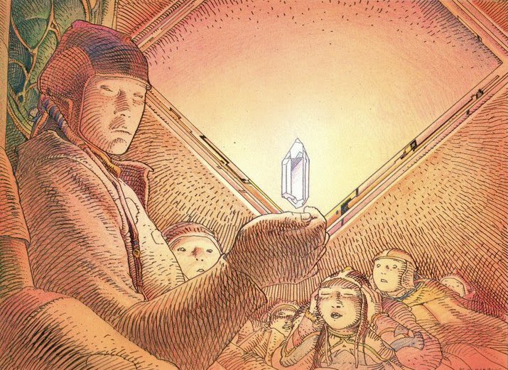 retroscifiart's tweet photo. Art by Moebius 🔮 https://t.co/LVJaMEvhaX