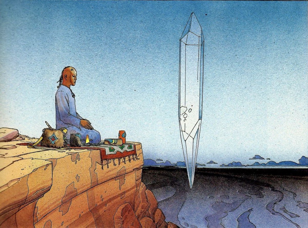 retroscifiart's tweet photo. Art by Moebius 🔮 https://t.co/LVJaMEvhaX
