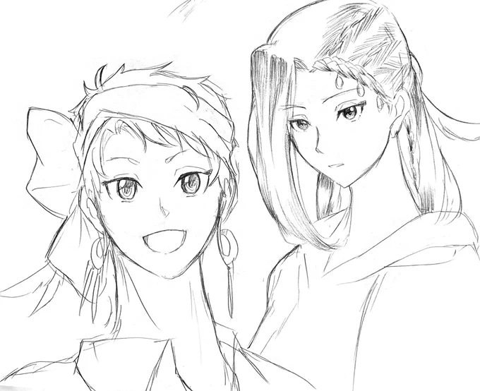 577日目、朝30分間描きました!

全く何にも思い浮かばず、とりあえず描く推しの顔(🐍女体化のつもり注意) 