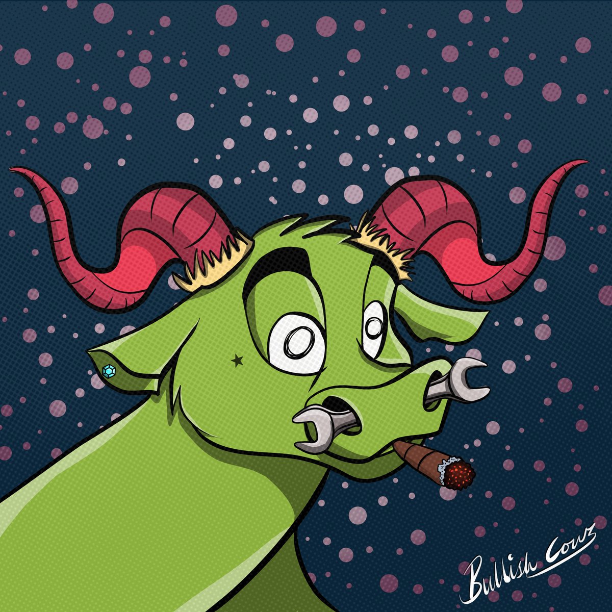BullishCowsNFT's tweet photo. Well, What weird combinations can we come up with today 🐮

Remember its a #FreeMint 🐮

Still more traits to come!
RT + Like + Follow Let start to grow this project 🙂👍
#NFTartist #NFT #NFTs #NFTCommunity #nftcollectorsclub  #nftart #NFTdrop #opensea #OpenSeaNFT #freemintNFT https://t.co/E3Hbh20HTR