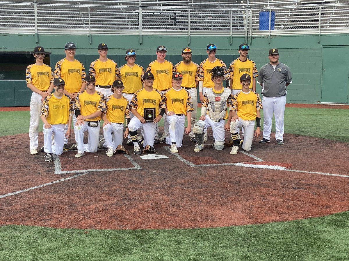 GFBluesBaseball's tweet photo. Park River Post 147 is your 2022 Robert Montgomery Tournament champions. https://t.co/bEpp0s207L