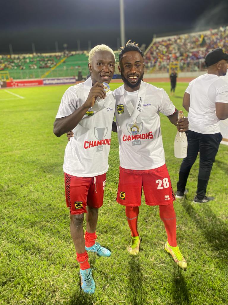 solomonsarfota1's tweet photo. We thank God for what he has done for us ❤️❤️❤️🥇🥇🥇🏆🏆🏆🎉🎉🎉🇱🇻🇱🇻🇱🇻Godisthereason @AsanteKotoko_SC https://t.co/NtIGpKqZaP