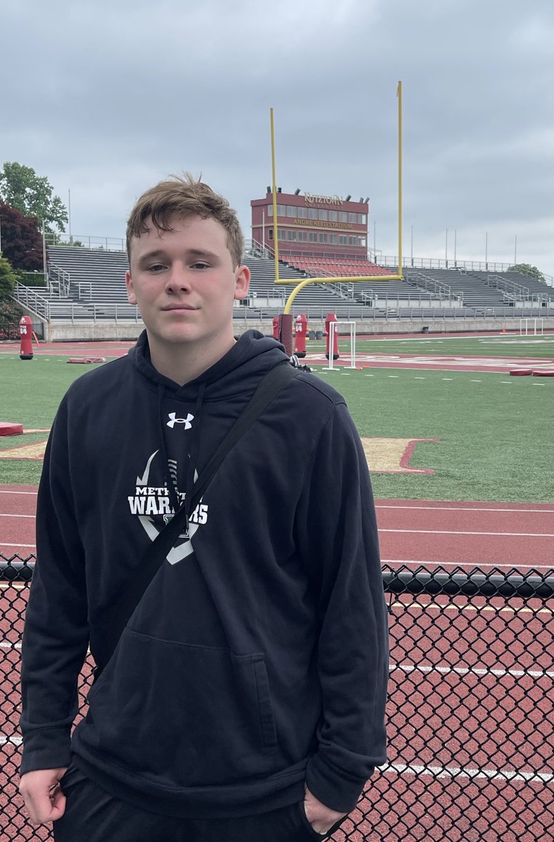 Great workout today at KU. Thanks to ⁦<a href="/CoachQuarterman/">Marcel Quarterman</a>⁩, ⁦<a href="/CoachFargo_KUFB/">Eric Fargo</a>⁩, <a href="/KUHC_Clements/">Jim Clements</a> and the rest of the KU staff and players for your time. Gonna keep grinding. #BearsEat #KUFB #warriorway #methactonfb