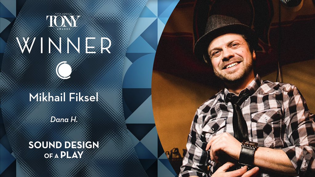 Hell yes <a href="/mikhailfiksel/">Mikhail Fiksel</a> congratulations on your first #TonyAward! #TonyAwards2022 <a href="/TheTonyAwards/">The Tony Awards</a> #chicagotheatre #danah <a href="/DanaHBway/">Dana H. on Broadway</a>