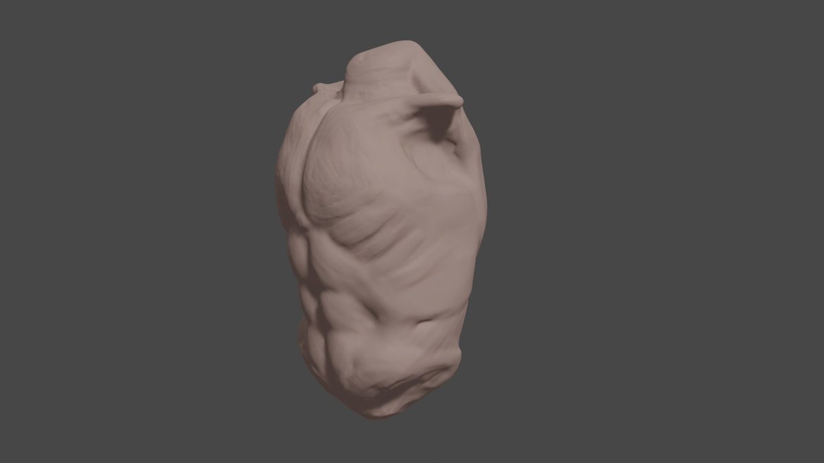 Nate3991's tweet photo. sculpting practice for the first time in a very long time. 

They a beefy boi, I definitely need a lot of practice seeing as this took me way to long. 

#sculpting #Blender3d https://t.co/UdKIPjUiPf