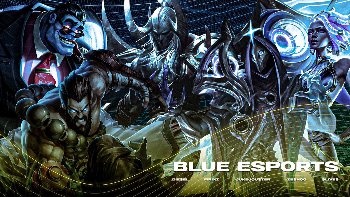 Please welcome our new addition!!
Announcing our UPL roster:
Top - @Diesel_HOTS 
Jungle - @Firinzlol 
Mid - <a href="/JukeJouster/">Juke Jouster</a> 
Adc - <a href="/Zeshoolol/">Ian Miner</a> 
Suppport - <a href="/Celeress/">cel</a> 
Coach - @Allanonlol