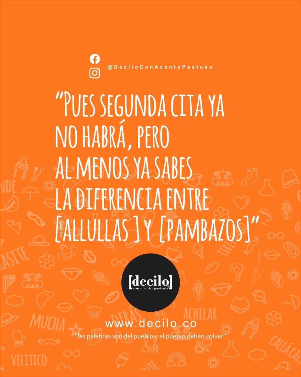 deciloconacento's tweet photo. 😜 Pues segunda cita ya no habrá … #deciloconacentopastuso
#pastusosportodoello https://t.co/bYV3aw7c8k
