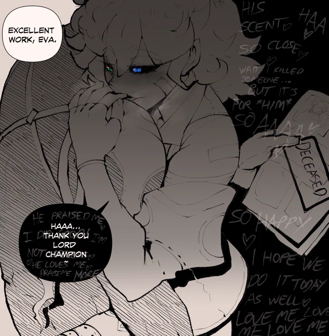 Last Eva for the night, getting her precious bonding time after a successful first mission 😌 
