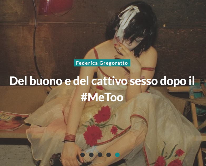 Leparoleelecose's tweet photo. Per la sua rubrica "L'amore ai tempi del neoliberalismo", Federica Gregoratto riflette sul buono e sul cattivo sesso dopo il #MeToo

https://t.co/PpdCoigDNG

@FeffaGre @00doppiozero
@recensioni @Filosofia_Blog https://t.co/yxHS8Vegsy