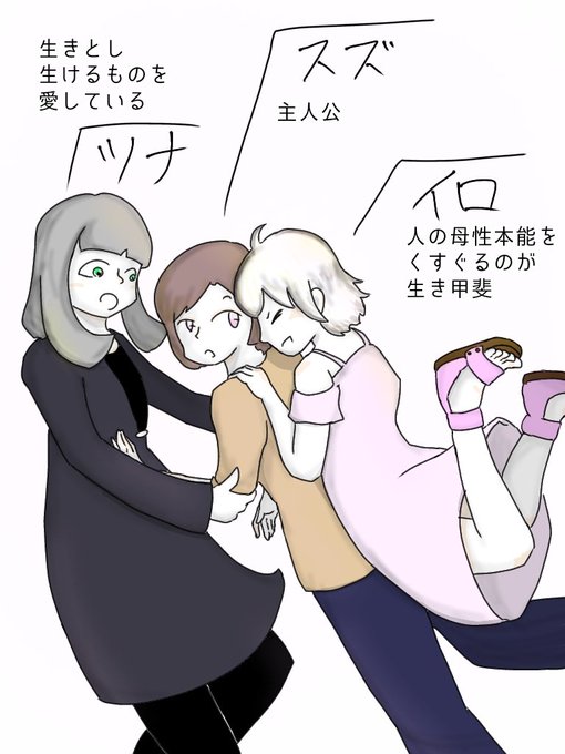 仲良し三人組のtwitterイラスト検索結果