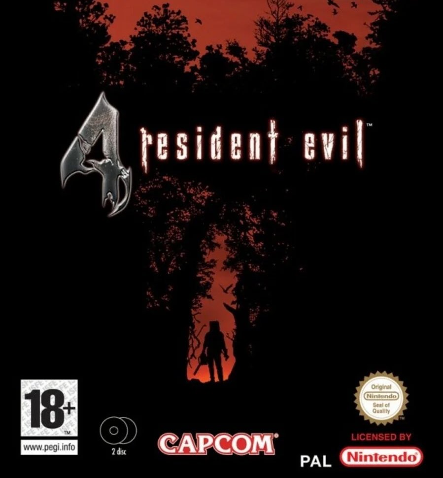 TheSphereHunter's tweet photo. It’d be so cool if this happens but it won’t because it’s too galaxy brain. The chainsaw man’s 1st appearance in RE4R should be him off in the distance silhouetted by light piercing the trees like the OG artistic PAL cover. Imagine seeing that on the opening trail to the village. https://t.co/jfcR0RH3eS