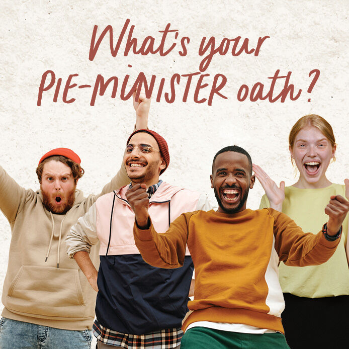 BanjosBakery's tweet photo. If you became the next Pie-Minister and won free pies for a year, what would your oath be? Tell us in the comments below 👇

For your chance to win, purchase a Spag Bol Pie on the Banjo’s App or in store and enter your receipt number here: https://t.co/H8QWRFX88z

T&amp;C's apply https://t.co/Fzjla8PHjy