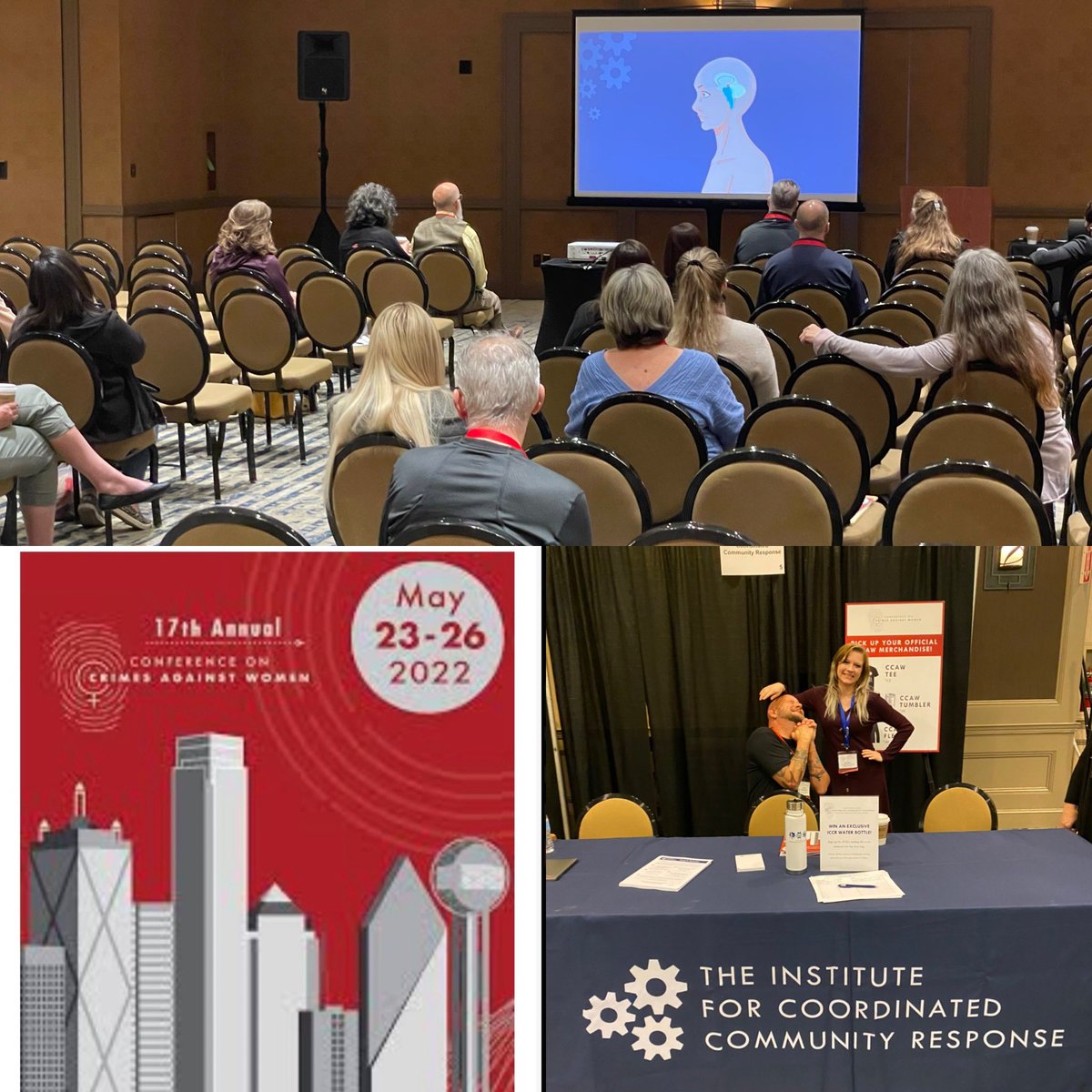 boardman_train's tweet image. Day 4- #CCAW2022 Institute for Coordinated Community Response presentation of 5 training videos on TRAUMA for Law Enforcement Patrol. These are free on ICCR’s website. #NotAlleged @NationalCCAW @InstituteCCR