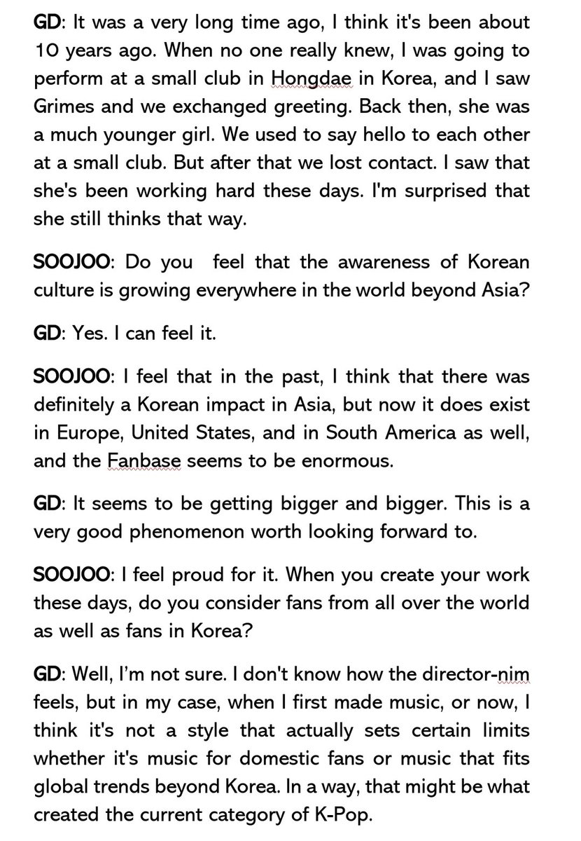 bigbangcomment's tweet photo. GDRAGON Chanel Connect Podcast. English Translation (rough). Part 1

***sorry for any mistakes, havent translate any for ahwile. 

#GDRAGON #BIGBANG #JIYONG https://t.co/gt0UYcrm7m