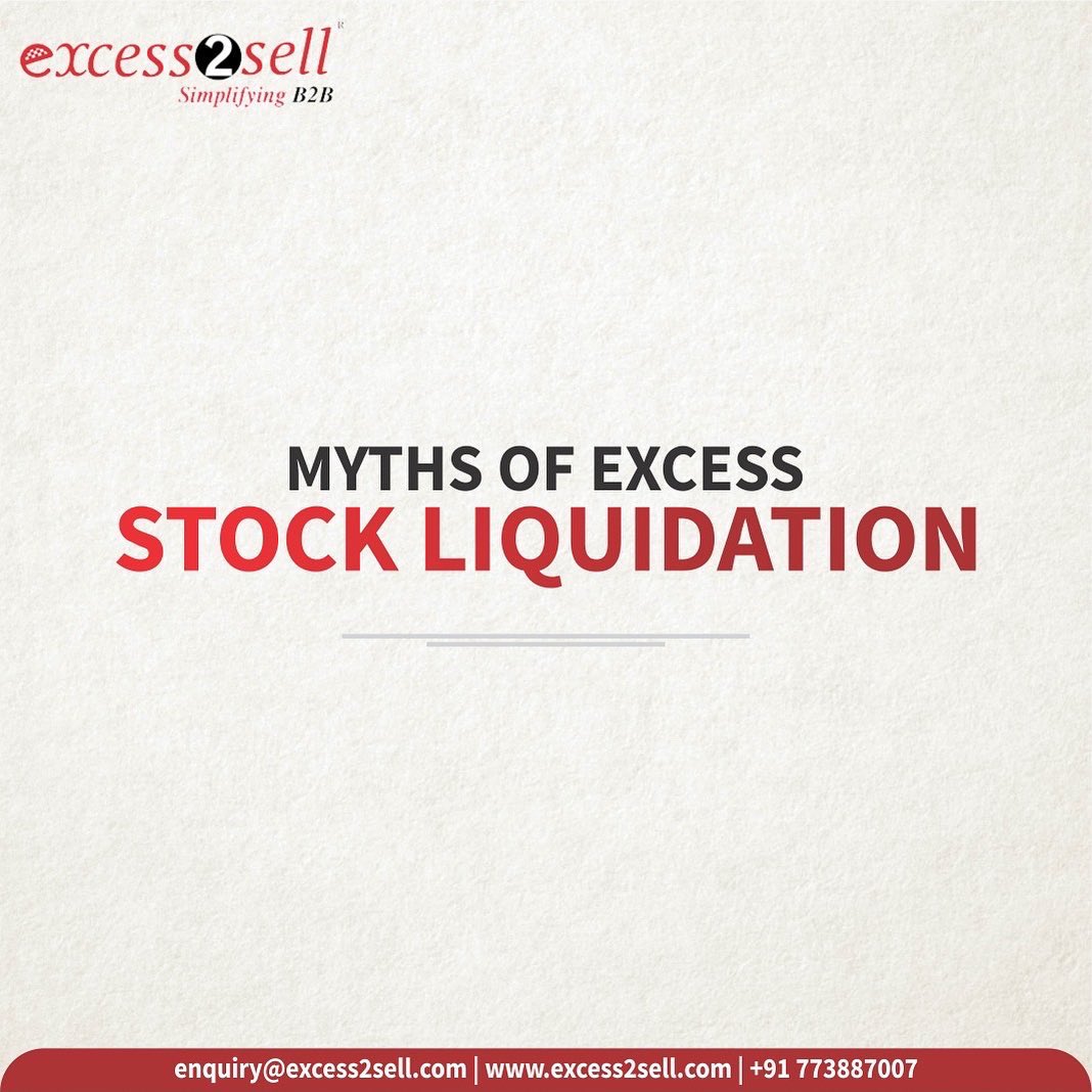excess2sell's tweet photo. Inventory liquidation on Excess2sell helps in minimizing losses, and perhaps even turning that excess inventory into a small profit ✅ 

To Know More, visit : https://t.co/xXONZTw6Pe 

#excess2sell #myth #liquidationmyth  #deadinventory #liquidation #stockmanagement #distributor https://t.co/uQ5NPWacjr