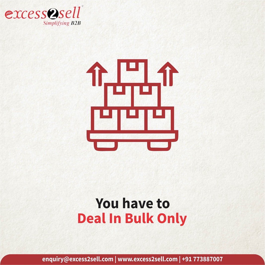 excess2sell's tweet photo. Inventory liquidation on Excess2sell helps in minimizing losses, and perhaps even turning that excess inventory into a small profit ✅ 

To Know More, visit : https://t.co/xXONZTw6Pe 

#excess2sell #myth #liquidationmyth  #deadinventory #liquidation #stockmanagement #distributor https://t.co/uQ5NPWacjr