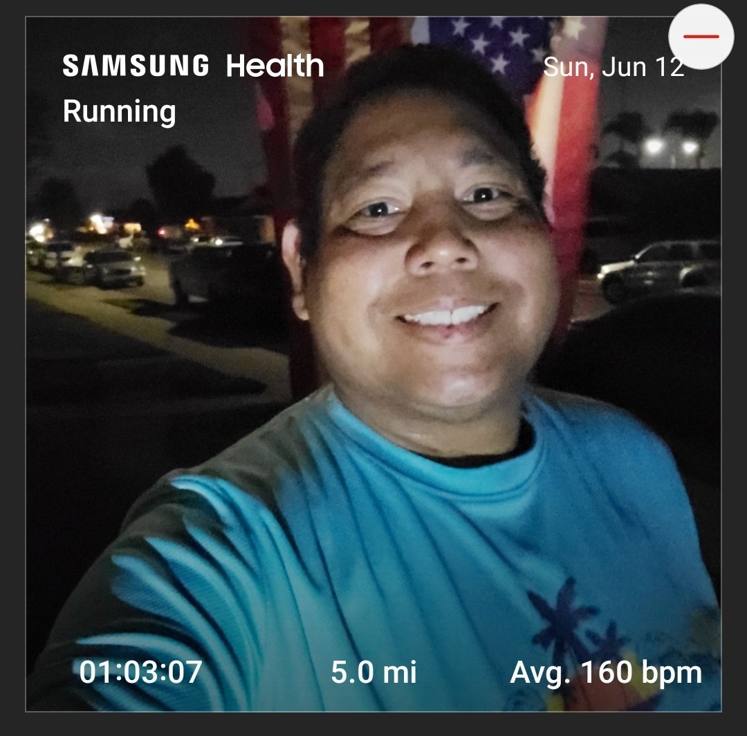 TheEugeneFields's tweet photo. 1st run, post-COVID.
I was really pleased that I didn't have any breathing issues and there really wasn't a huge loss of fitness.
#PhenomenalWill #GetBackGreaterThanTheSetBack https://t.co/udwEsTAxNU
